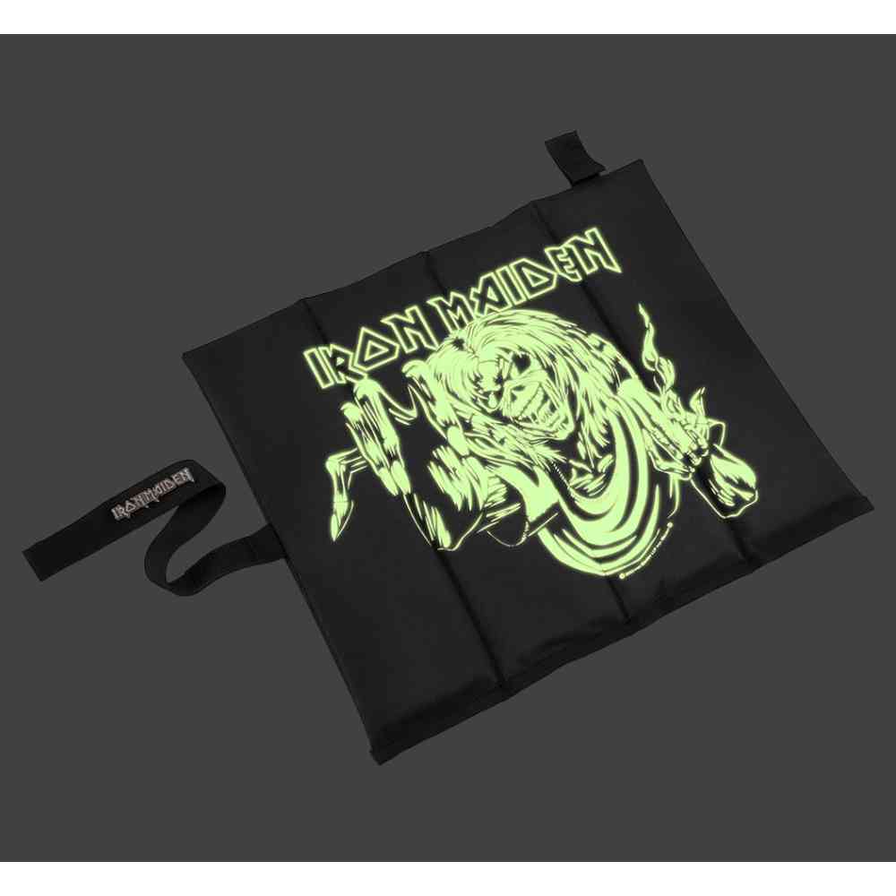 Brandit Iron Maiden - Sit Mat Eddy Glow in the Dark Coussin - Noir
